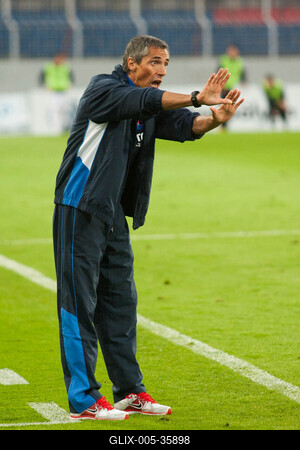 Videoton - Székesfehérvár labdarugó mérkőzés-stock-foto