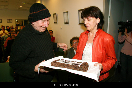 Tandori Dezső Goethe érmet kapott-stock-foto