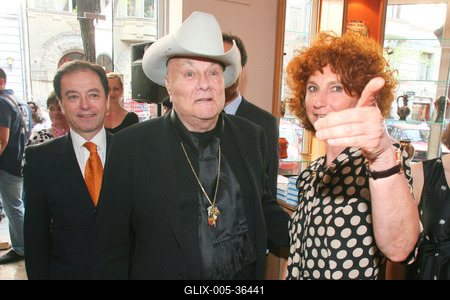 Tony Curtis ismét Magyarországon-stock-foto