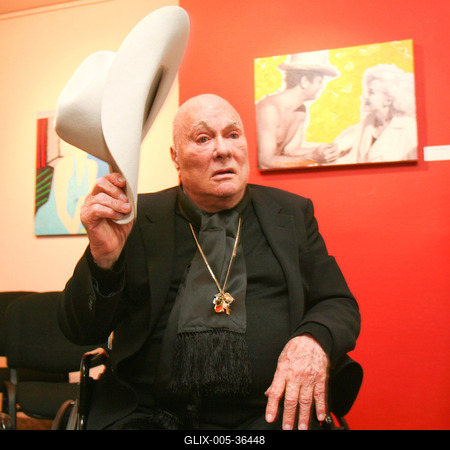 Tony Curtis ismét Magyarországon-stock-foto