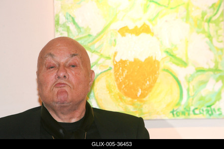 Tony Curtis ismét Magyarországon-stock-foto