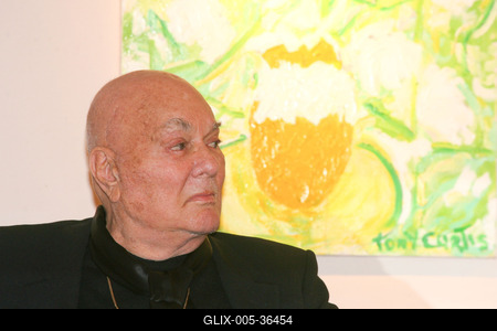 Tony Curtis ismét Magyarországon-stock-foto