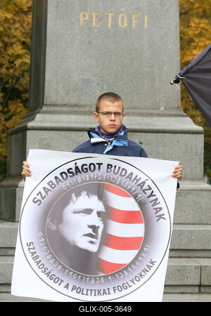 56-ra emlékeznek a Hatvanégy Vármegye Mozgalom aktivistái-stock-foto