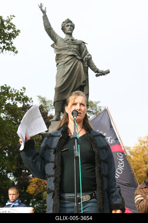 56-ra emlékeznek a Hatvanégy Vármegye Mozgalom aktivistái-stock-foto