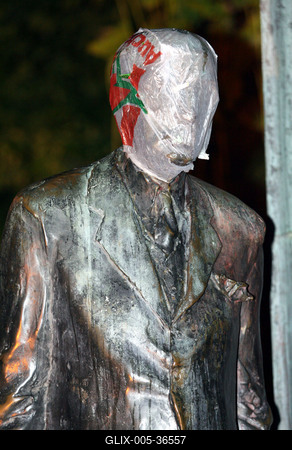 Ismét a kormány ellen tüntettek a Kossuth téren-stock-foto