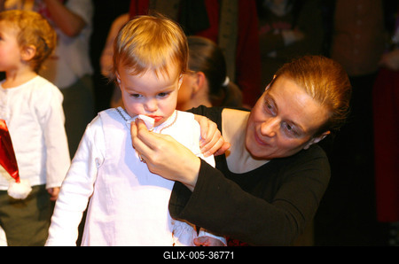 Mikulás az Új Színházban-stock-foto