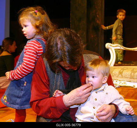 Mikulás az Új Színházban-stock-foto