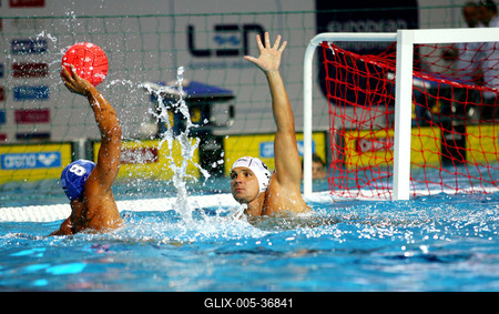 Úszó EB megnyitó-stock-foto