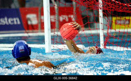 Úszó EB megnyitó-stock-foto