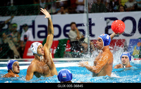 Úszó EB megnyitó-stock-foto