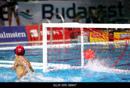 Úszó EB megnyitó-stock-foto