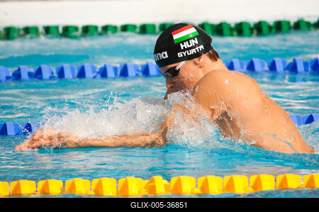 Úszó Európa-bajnokság-stock-foto