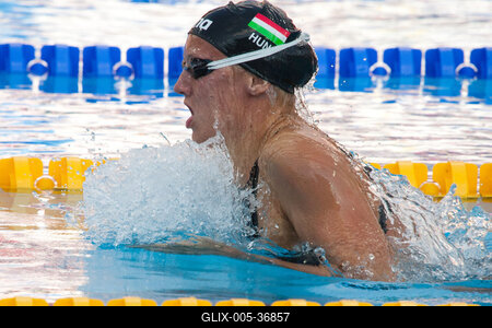 Úszó Európa-bajnokság-stock-foto