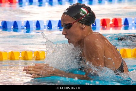Úszó Európa-bajnokság-stock-foto