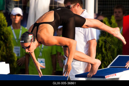 Úszó Európa-bajnokság-stock-foto