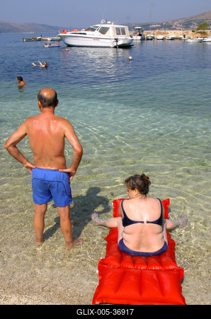 Ciovo-sziget, Horvátország-stock-foto