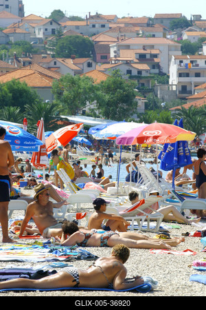 Ciovo-sziget, Horvátország-stock-foto