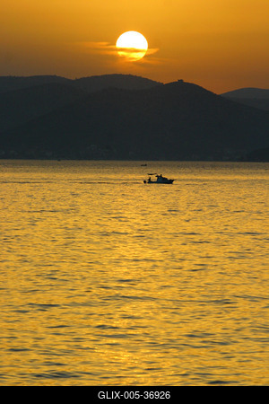 Ciovo-sziget, Horvátország-stock-foto