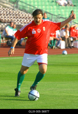 Színész újságí foci-stock-foto