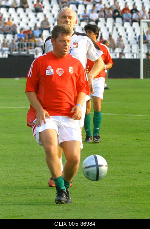 Színész újságí foci-stock-foto