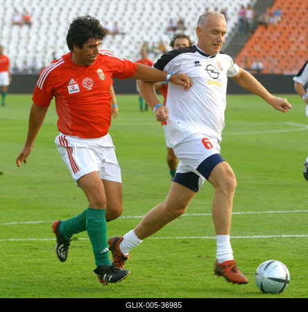 Színész újságí foci-stock-foto