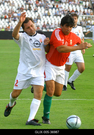 Színész újságí foci-stock-foto