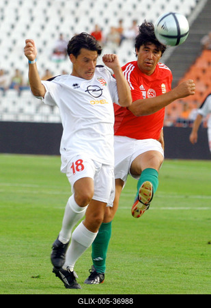 Színész újságí foci-stock-foto