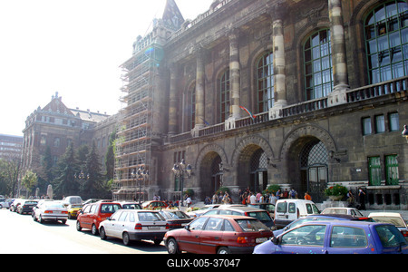 A Budapesti Műszaki és Gazdaságtudományi Egyetem-stock-foto