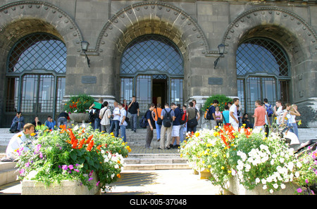 A Budapesti Műszaki és Gazdaságtudományi Egyetem-stock-foto