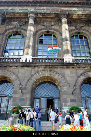 A Budapesti Műszaki és Gazdaságtudományi Egyetem-stock-foto
