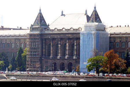 A Budapesti Műszaki és Gazdaságtudományi Egyetem-stock-foto