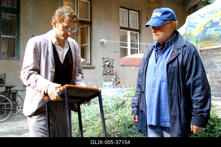 Noé bárkája egy pesti bérházban-stock-foto