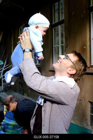 Noé bárkája egy pesti bérházban-stock-foto