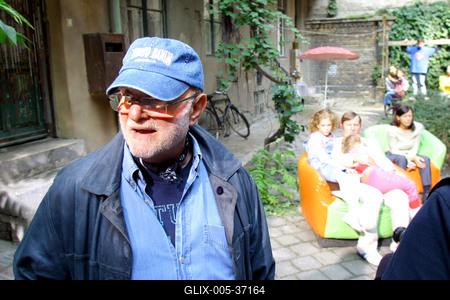 Noé bárkája egy pesti bérházban-stock-foto