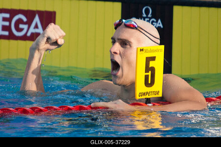 Úszó Európa-bajnokság-stock-foto
