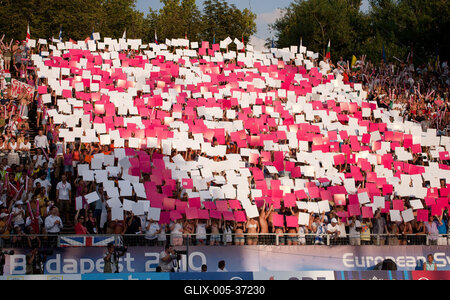 Úszó Európa-bajnokság-stock-foto