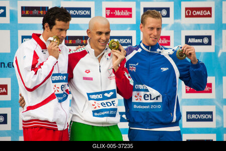 Úszó Európa-bajnokság-stock-foto