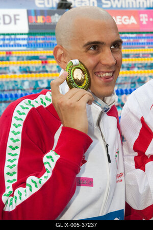 Úszó Európa-bajnokság-stock-foto