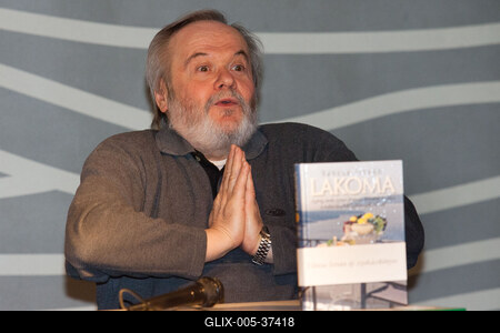 Könyvbemutató-stock-foto