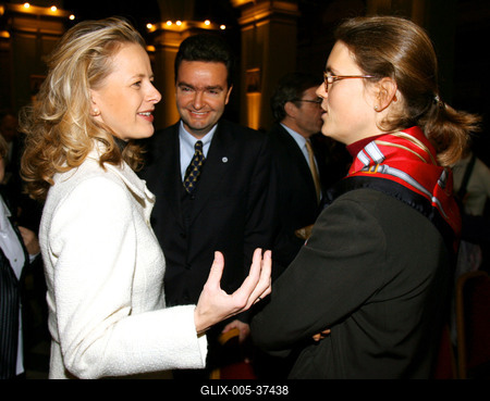 A kulturális miniszter megnyitotta a Van Gogh-kiállítást-stock-foto