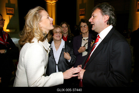 A kulturális miniszter megnyitotta a Van Gogh-kiállítást-stock-foto