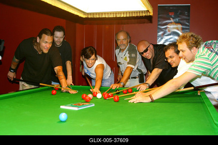 Megjelent a Biliárdkönyv - sztárok is dákót ragadtak-stock-foto