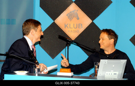 Gyurcsány Ferenc műsort vezet a Klub Rádióban-stock-foto