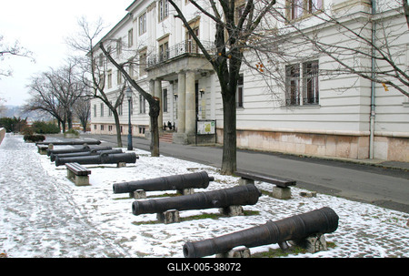 Hadtörténeti Múzeum-stock-foto