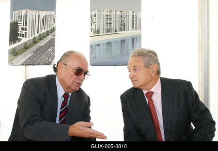 Elhelyezték a Millennium Gate – CEU Business School alapkövét-stock-foto