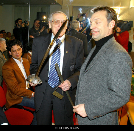 Grosics Gyulát ünnepelték 80. születésnapján-stock-foto