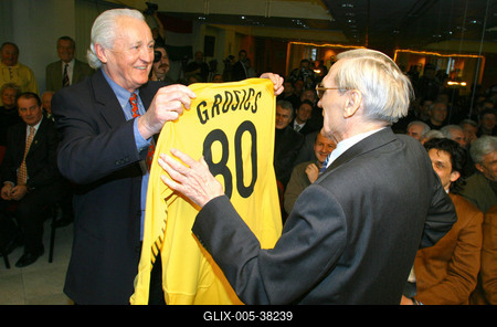 Grosics Gyulát ünnepelték 80. születésnapján-stock-foto