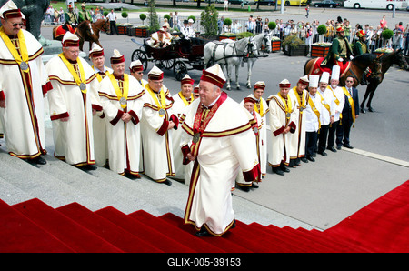 Magyarok Nagy Asztala gasztronómiai fesztivál-stock-foto