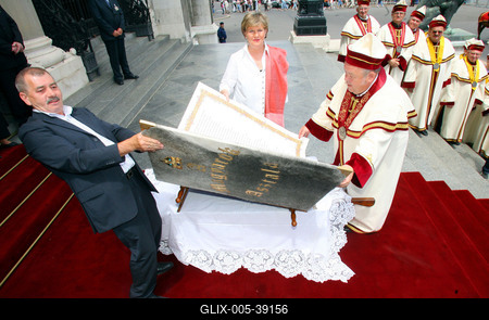 Magyarok Nagy Asztala gasztronómiai fesztivál-stock-foto