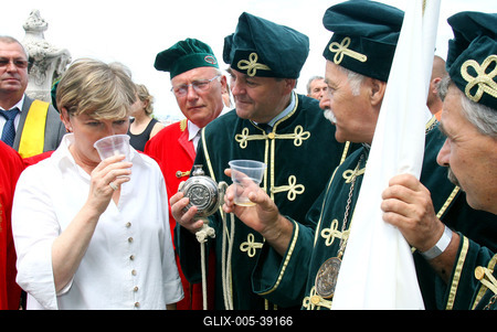 Magyarok Nagy Asztala gasztronómiai fesztivál-stock-foto